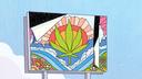 An illustration shows a peeling billboard with a cannabis leaf. Despite Pennsylvania’s outlier status and the high stakes for people seeking treatment, state regulators do little to ensure cannabis dispensaries are making accurate medical claims online. are making accurate medical claims online.