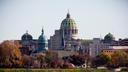 Pennsylvania’s state Capitol building in Harrisburg, seen on Election Day 2022, will be home to new lawmakers in January.