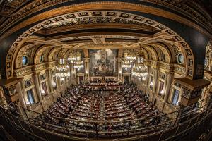 Pennsylvania lawmakers were sworn in at the Capitol in Harrisburg. Those in the state House still need to pass rules.