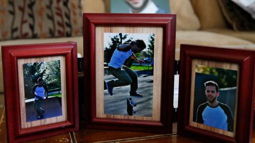 Photographs of Tyler Cordeiro at his mother’s Bensalem home